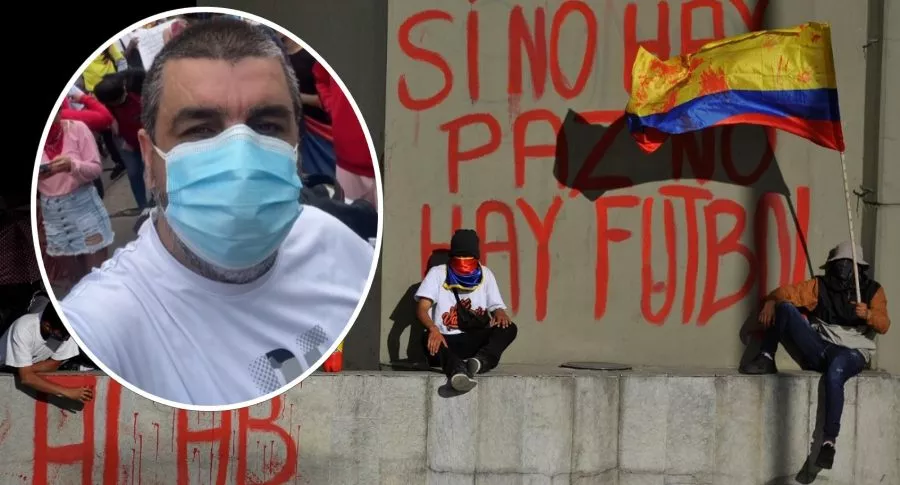 Fares Hassan y protestas contra el fútbol en Colombia