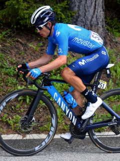 Miguel Ángel López en etapa 8 del Critérium del Dauphiné. Clasificación general.