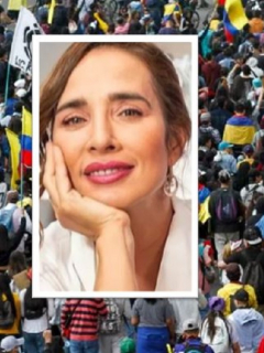 Luly Bossa, de 'Lala's Spa' (RCN), le respondió trino a Marbelle por criticar a los manifestantes durante las marchas en el marco del paro nacional.