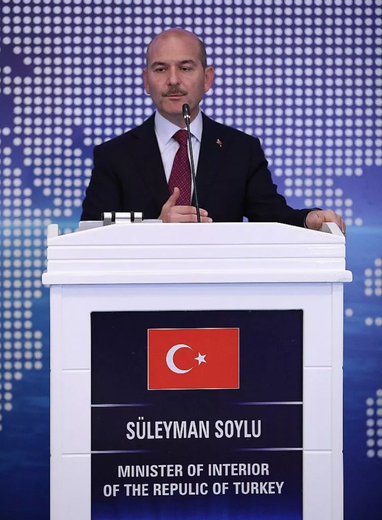 Ministro del Interior turco, Süleyman Soylu / AFP.