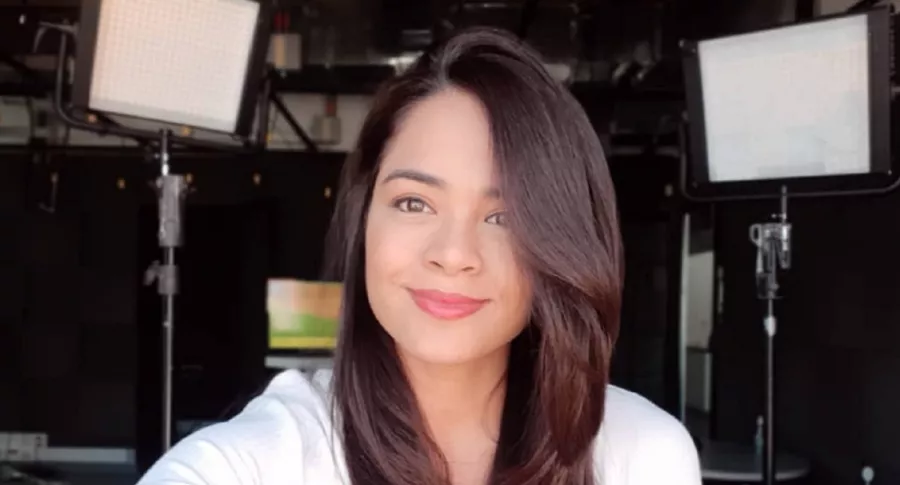 Alejandra Murgas, presentadora de Noticias Caracol. 