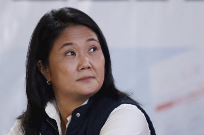 Keiko Fujimori, quien aseguró que en las elecciones presidenciales de Perú hubo fraude