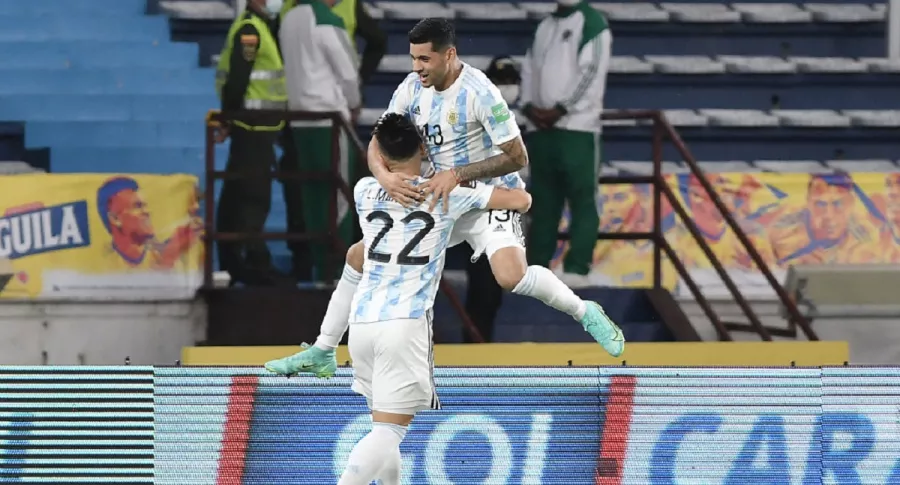 Argentina le marcó a Colombia los dos goles más rápidos de la eliminatoria a Catar 2022.