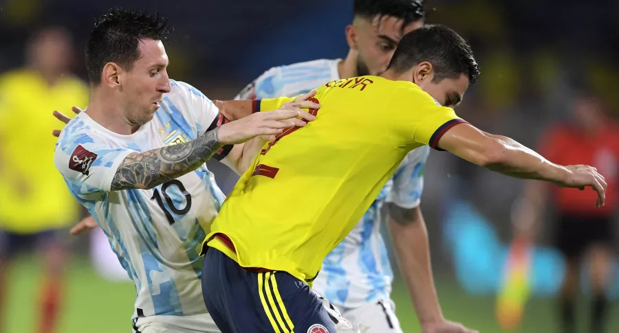 Empate 2-2 entre Colombia y Argentina en la Eliminatoria; video de los goles. Imagen del partido.