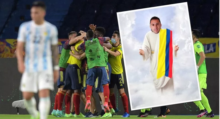 Memes del partido Colombia vs. Argentina hoy en las Eliminatorias.