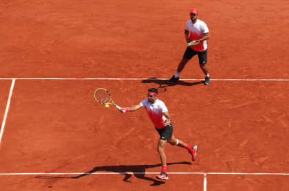Imagen de la dupla Cabal y Farah que ilustra nota: Roland Garros: Juan Sebastián Cabal y Robert Farah eliminados