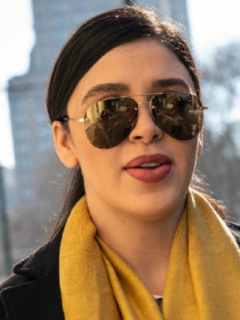 Imagen de Emma Coronel, esposa de "El Chapo" Guzmán que podría ser condenada por narcotráfico