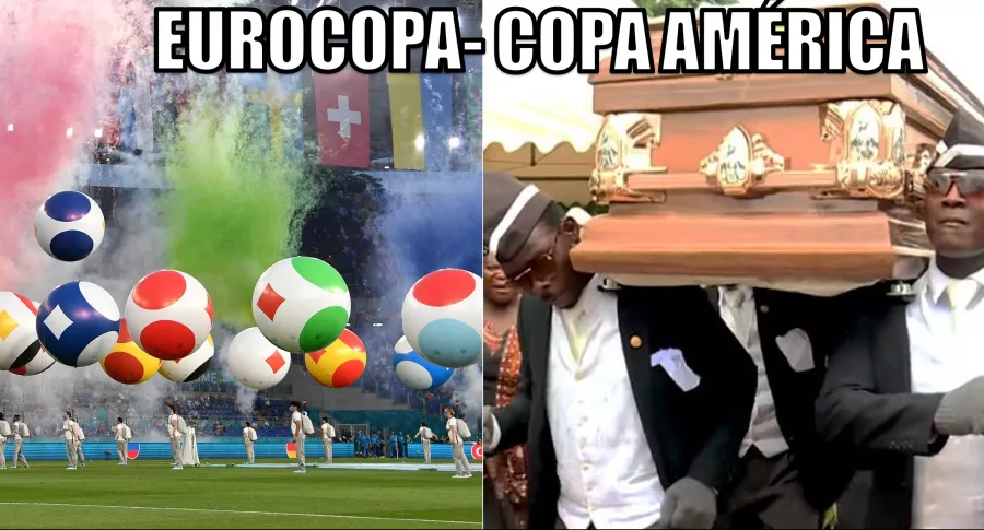 Memes tras inauguración de la Eurocopa comparan ceremonia con la de Copa América. 