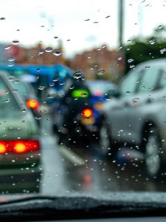 Imagen de lluvia que ilustra nota; Videos de lluvias con granizo y truenos en Bogotá hoy 11 de junio