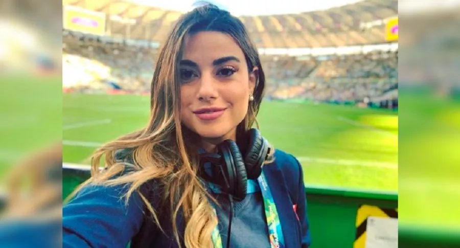 Marina Granziera está en Brasil cubriendo la Copa América para Caracol Televisión y está molesta por pregunta.