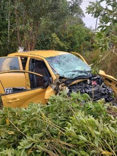 Imagen de accidente en Rionegro, Antioquia, deja 5 personas muertas