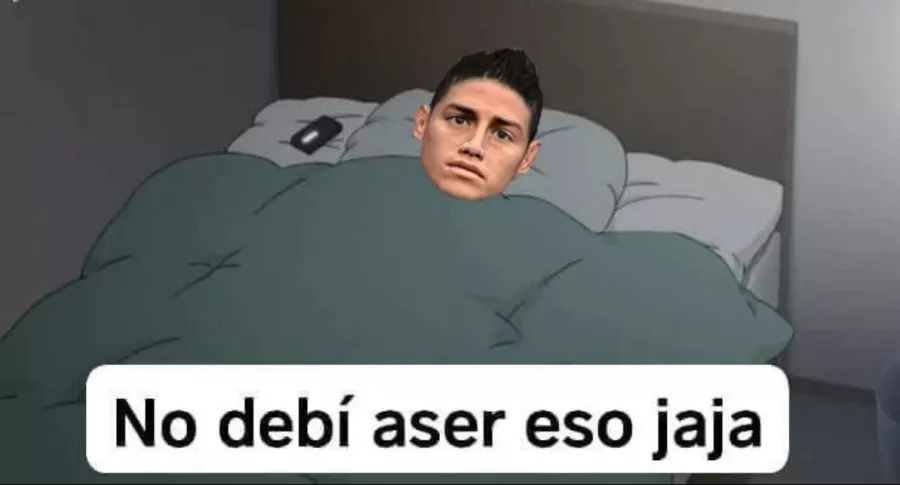 Imagen de meme de James Rodríguez en nota Colombia vs. Ecuador en Copa América: memes de James Rodríguez, Cardona y más