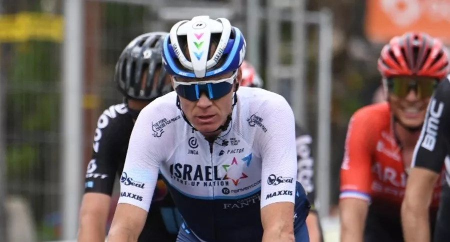 Chris Froome, quien regresa al Tour de Francia desde su grave accidente en 2019