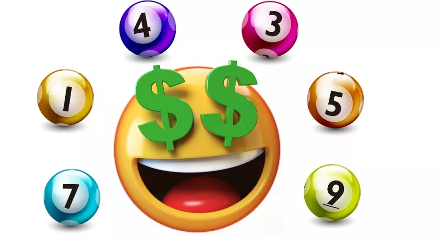 Emoji con pesos en la cara y balotas ilustran qué lotería jugó anoche y resultados loterías de la Cruz Roja y Huila junio 15 (fotomontaje Pulzo).