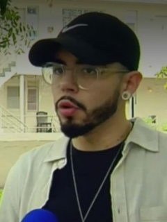 Camilo Gutiérrez, colombiano en Miami (EEUU) que denuncia que hombre afro lo agredió por ser homosexual