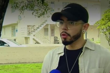 Camilo Gutiérrez, colombiano en Miami (EEUU) que denuncia que hombre afro lo agredió por ser homosexual