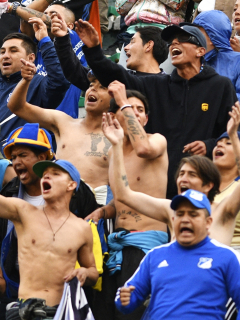 Canción venezolana con la que hinchas de Millonarios festejan en Liga Betplay. Imagen de referencia de los aficionados.