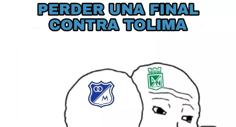 Los mejores memes del partido Millonarios vs. Tolima hoy por la final de la Liga BetPlay. El azul se quedó con las ganas de la estrella 16. 