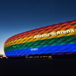 UEFA rechaza iluminación con bandera gay en estadio durante partido de la Eurocopa