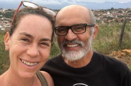 Jairo Camargo y su esposa Patricia Tamayo, quien publicó fotos en topless en su Instagram