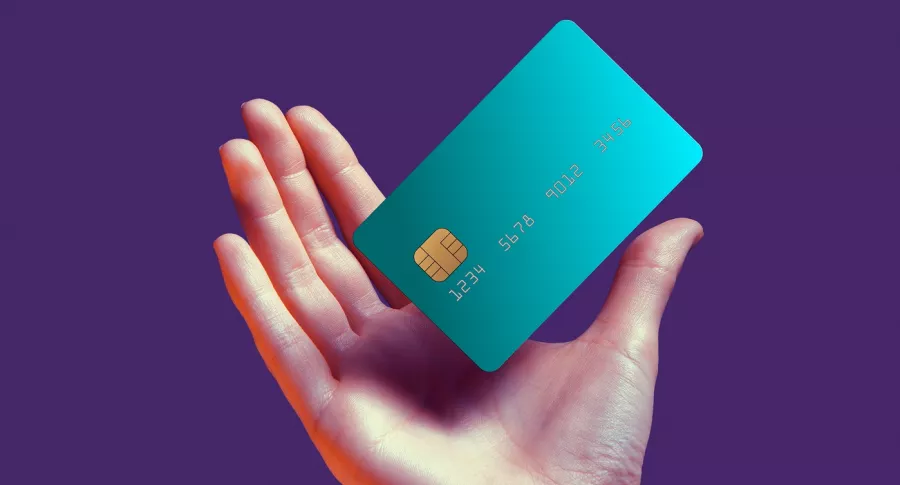 Imagen de tarjeta de crédito, a propósito de tarjeta joven de Bancolombia