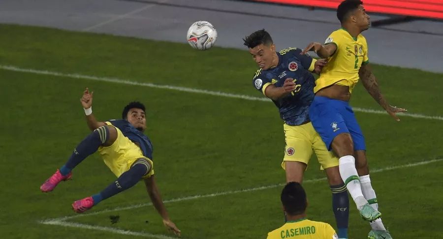 Reacciones a gol de Luis Díaz en el partido de Colombia vs. Brasil, en la Copa América 2021.