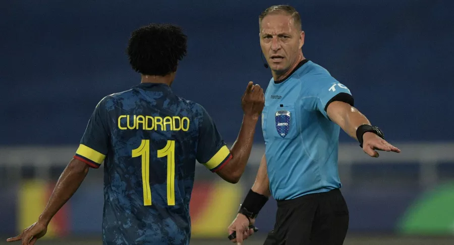 Cuadrado critica a Pitana luego del partido de Colombia vs. Brasil, en Copa América.