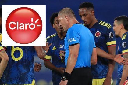 Claro se quejó por el arbitraje del Colombia vs. Brasil en Copa América