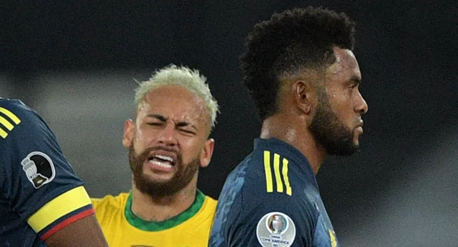 Revelan discusión de Neymar y Miguel Borja luego del partido Colombia vs. Brasil, en la Copa América.