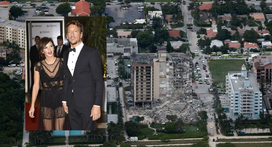 Nicolás Vázquez y Gimena Accardi estaban dentro de edificio que colapsó en Miami