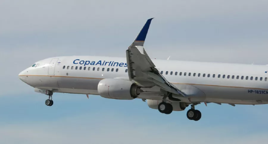 Imagen de referencia de un avión de Copa Airlines.