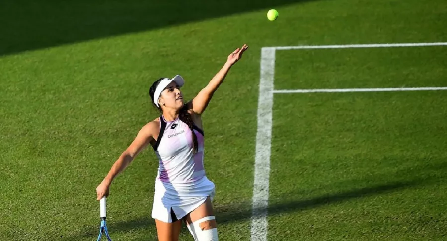 Imagen de María Camila Osorio que ilustra nota; Wimbledon: María Camila Osorio pasó al cuadro principal