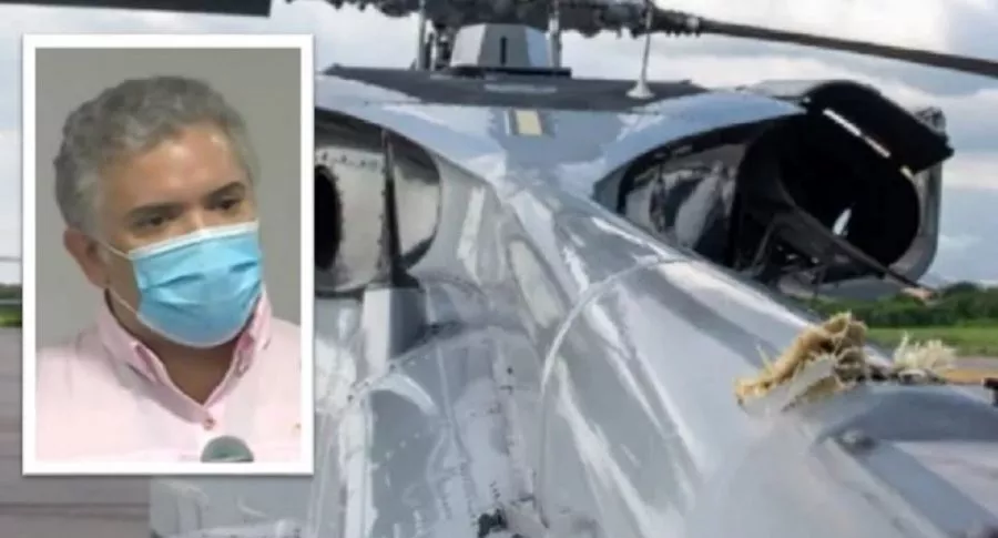 Gobierno ofrece $ 3.000 millones por culpables del ataque contra el helicóptero del presidente Iván Duque. 