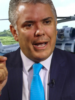 Iván Duque sufrió un atentado este viernes cuando viajaba en helicóptero a Cúcuta.