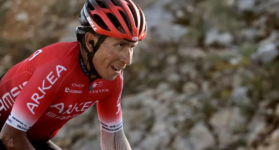 Nairo Quintana, quien confirmó que sufrió caída en la etapa 1 del Tour de Francia