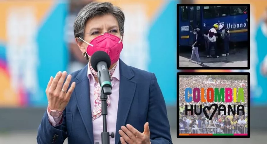 Claudia López ataca a Colombia Humana de dar dotación a vándalos en Bogotá