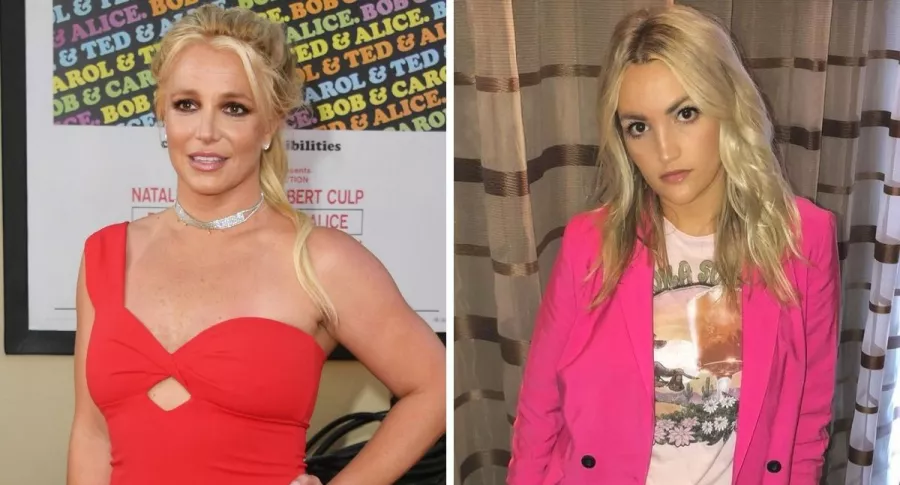 Britney Spears, cantante; Jamie Lynn Spears, actriz; a propósito de la batalla legal.