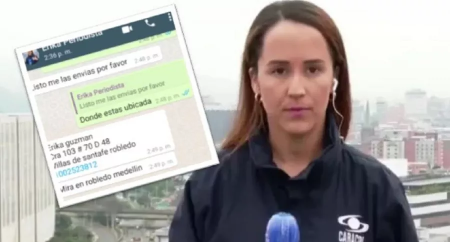 Érica Zapata, periodista de Noticias Caracol, denunció que están usando su nombre para robar a algunos ciudadanos por redes sociales