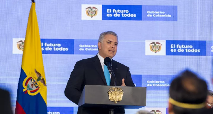 El presidente Iván Duque dijo que no ve un "estallido social" en Colombia.