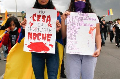 Organizaciones dicen que hay 327 desaparecidos en Colombia por paro nacional