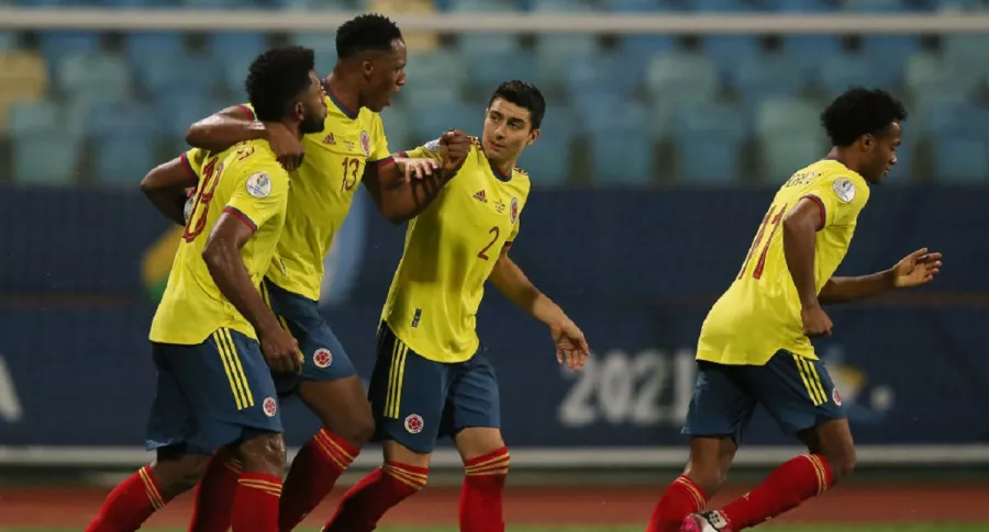 Imagen de Selección Colombia que ilustra nota; Copa América: partido Colombia vs. Uruguay con árbitros de España
