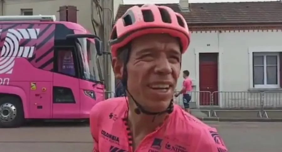 Rigoberto Urán, quien troleó a periodista en e, Tour de Francia
