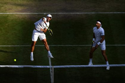 Imagen de Juan Sebastián Cabal y Robert Farah, que entraron en octavos de final de Wimbledon