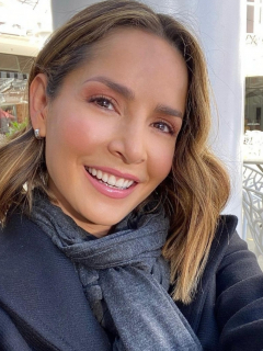 Foto de Carmen Villalobos, a propósito de insulto que se ganó de seguidora de 'Café'