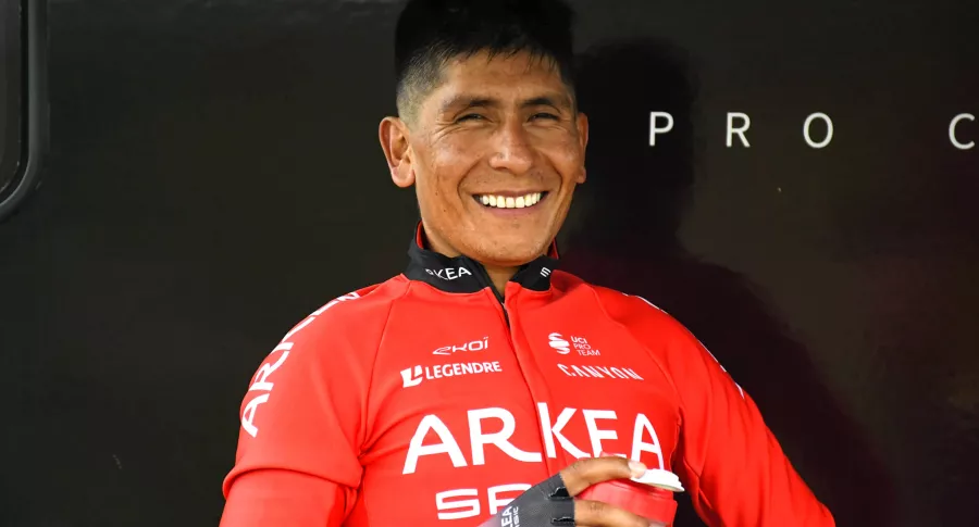 Nairo Quintana, ovacionado en Tour de Francia 2021; López también fue aplaudido. Imagen del capo del Arkea.