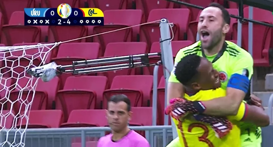 Colombia, semifinalista de Copa América; venció a Uruguay en penaltis. David Ospina en la imagen.