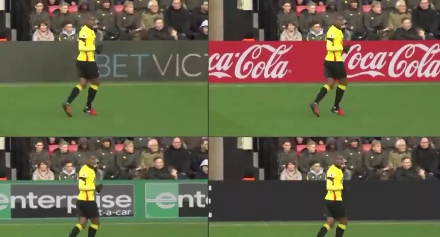 Imagen del video del truco de la publicidad en el fútbol y cómo cambia