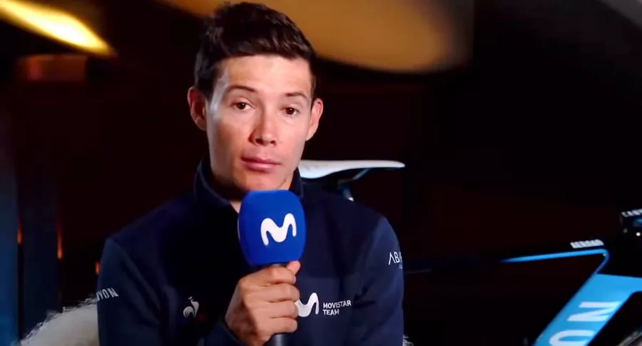 'Supermán' López está sufriendo en el Tour de Francia 2021, según contó. Imagen del ciclista colombiano.