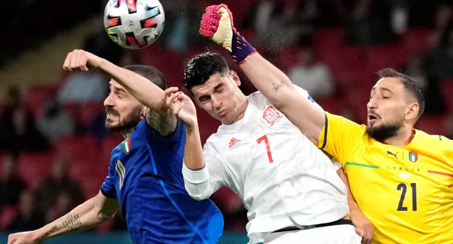 Italia, a la final de la Eurocopa 2021 luego de eliminar a España por penaltis. Imagen del partido.