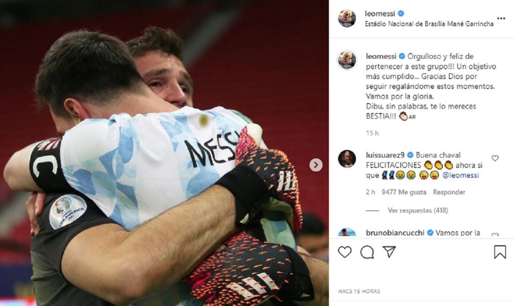 Tomada de Instagram @leomessi